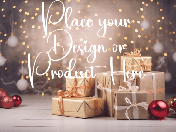 Download Christmas Background for Product Mockups - Product mockups Collection