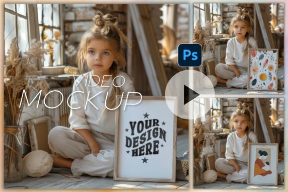Download Video Frame Mockup PSD Frame Animation - Frame mockup Collection