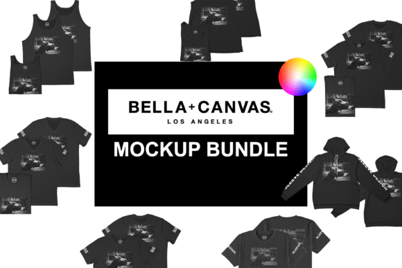 Download Bella Canvas Apparel Mockup Bundle - Bella canvas Collection