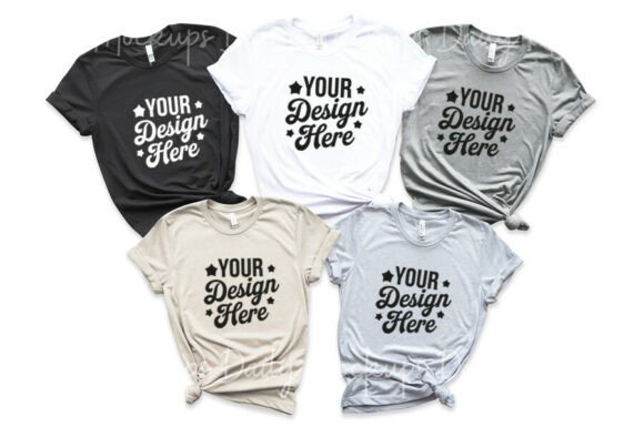 Download Bella Canvas Tshirt Mockup Bundle - Bella canvas Collection
